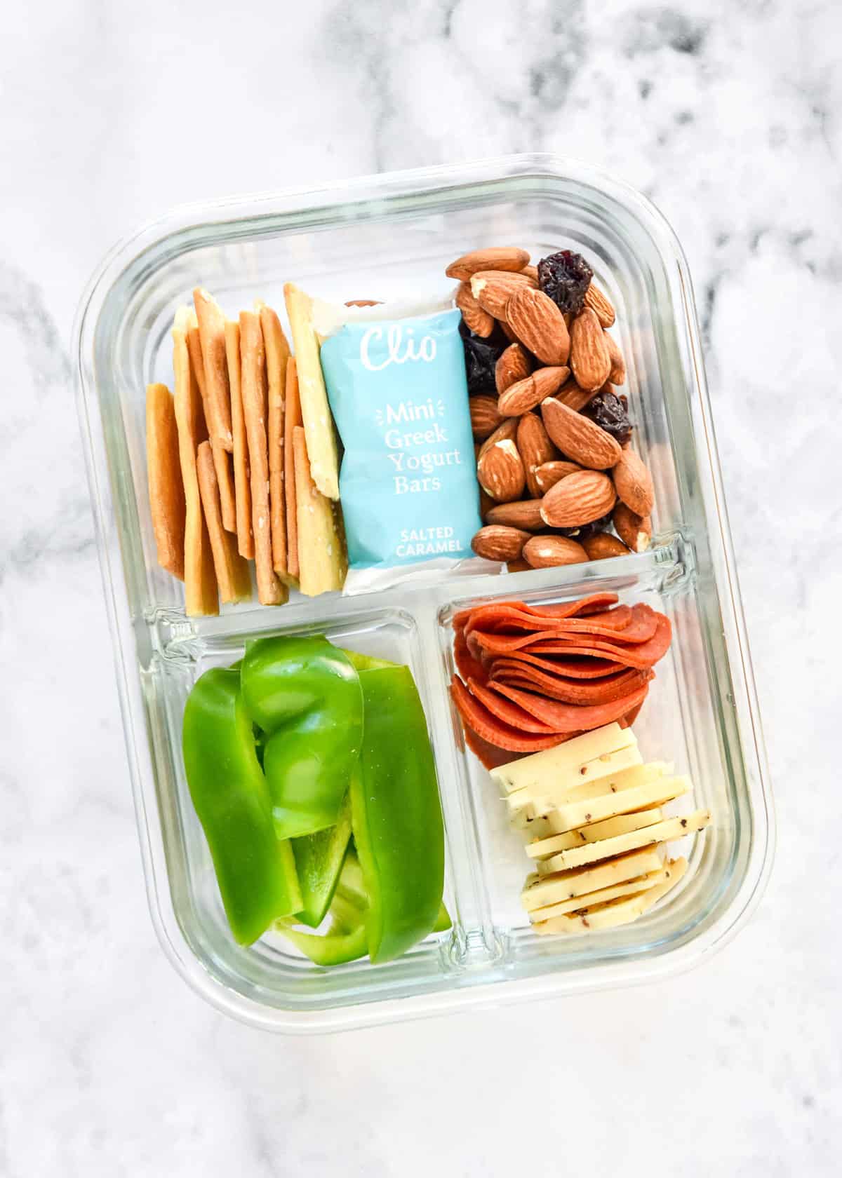 DIY Adult Lunchable Pepperoni and Peppers Combo